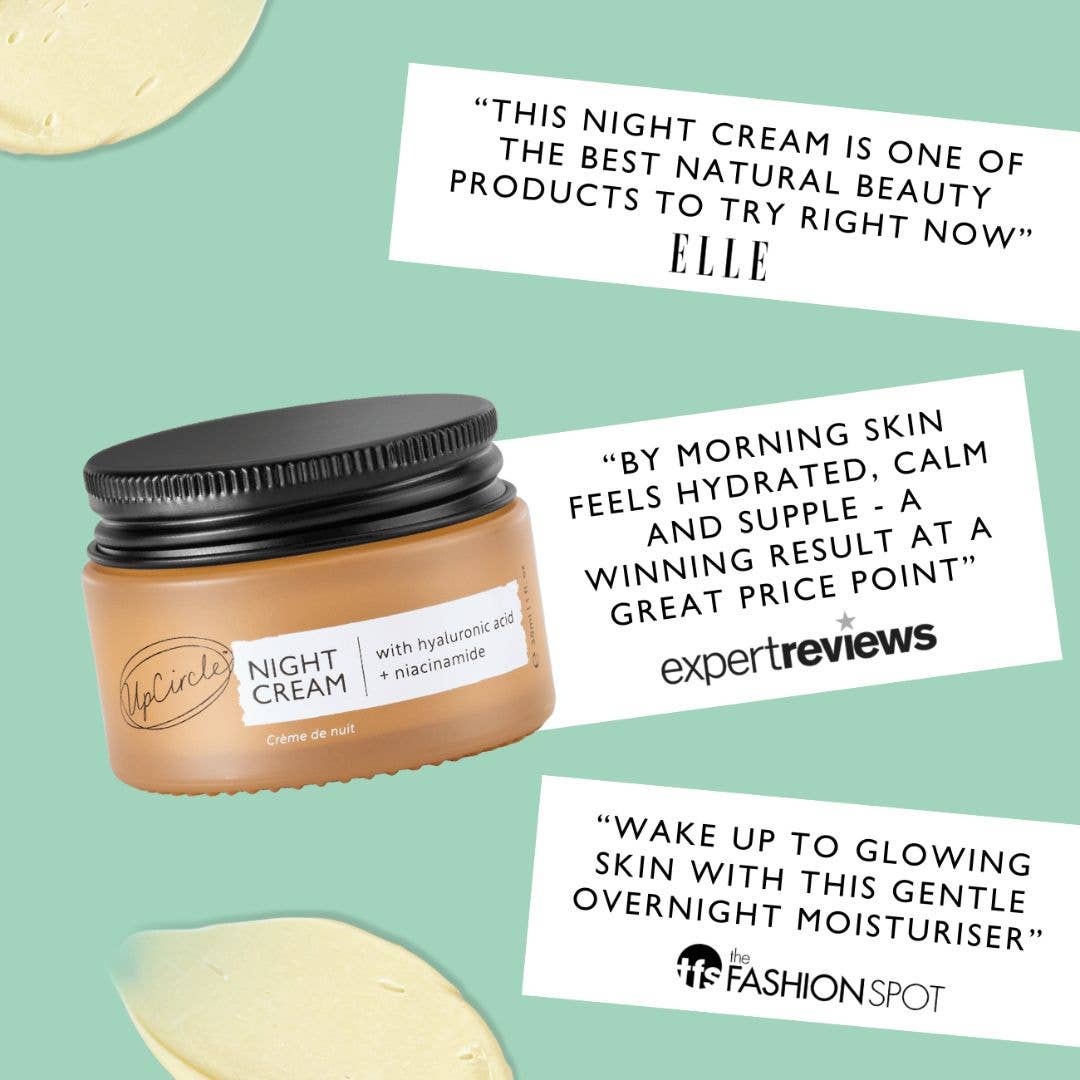 VIAI Beauty - Vente Crèmes de nuit - Crème de Nuit UPCIRCLE avec Acide Hyaluronique + Niacinamide - Format Voyage2