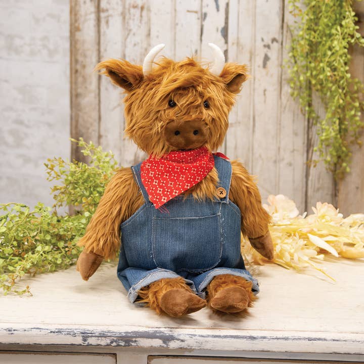 The Hearthside Collection - Wholesale Decorative Tabletop Object - Henry Highland Cow Doll