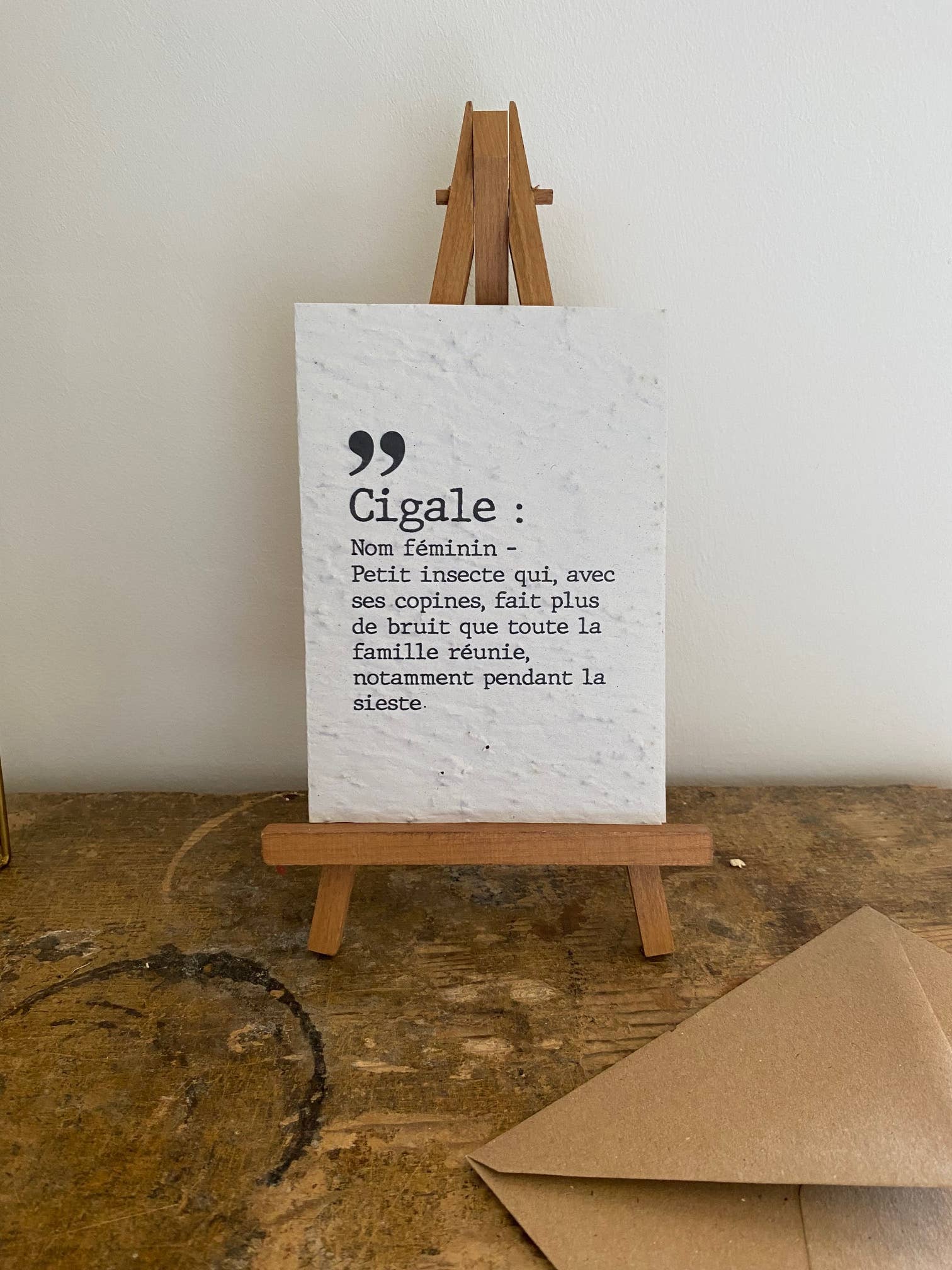 Bibiche Raconte Des Salades - Wholesale Plant Seeds - Plant card - Cigale2