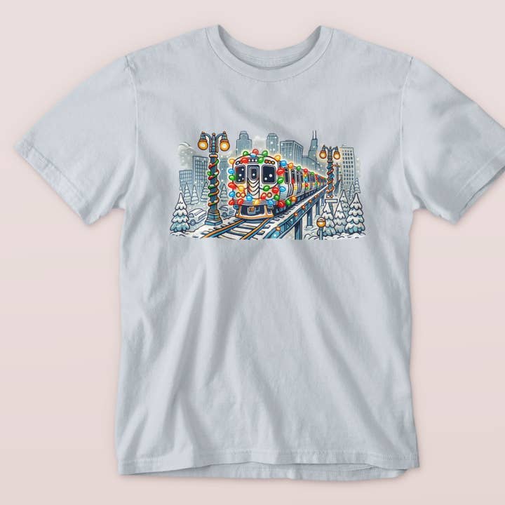 L Holiday Train Toddler Tee for wholesale by 34Designed