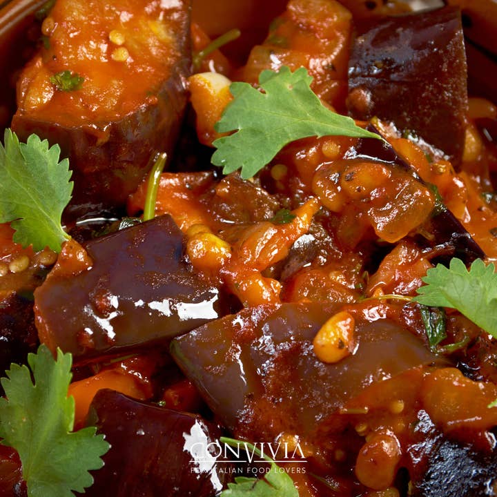 CONVIVIA for italian food lovers - Wholesale Canned Vegetables - Organic Sicilian caponata 190g