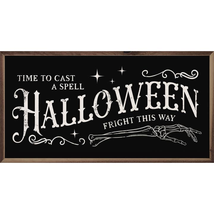 Halloween Fright This Way Black for wholesale by Kendrick Home