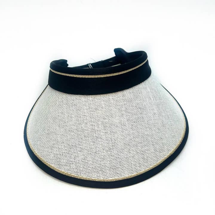 LINETA - Wholesale Straw Hat - Unisex - JD2-24 Sun visor hat UV protection3