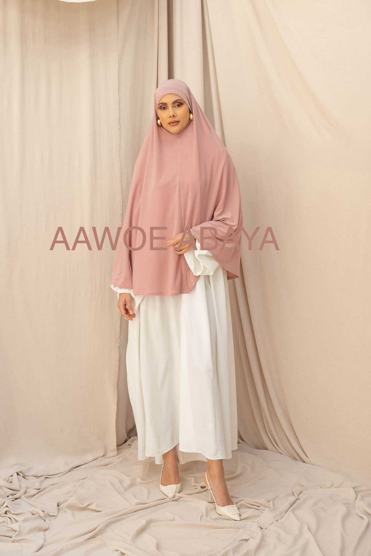 Aawoe Abaya - Wholesale Hijab - Dames - Elegante khimar met lange mouwen - 2418-KH23