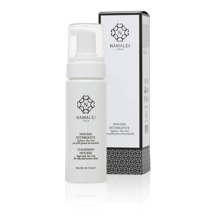 mousse nettoyante à la sauge et à l'arbre à thé pour la vente par Marsc Cosmedic