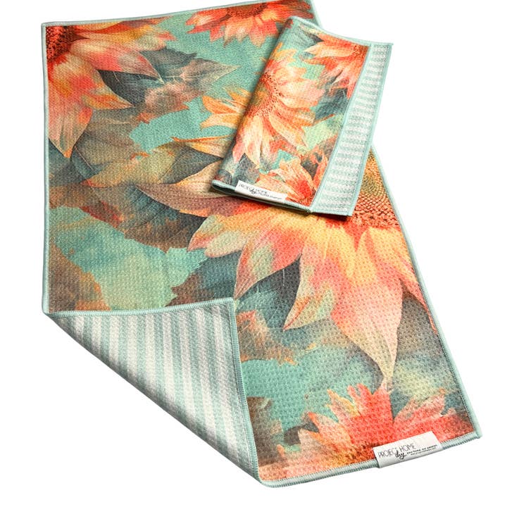 Sunny Side Up | Waffle Weave Microfiber Hand Towels – Kitchen & Bath for wholesale by Project Home DIY / Towel Collective