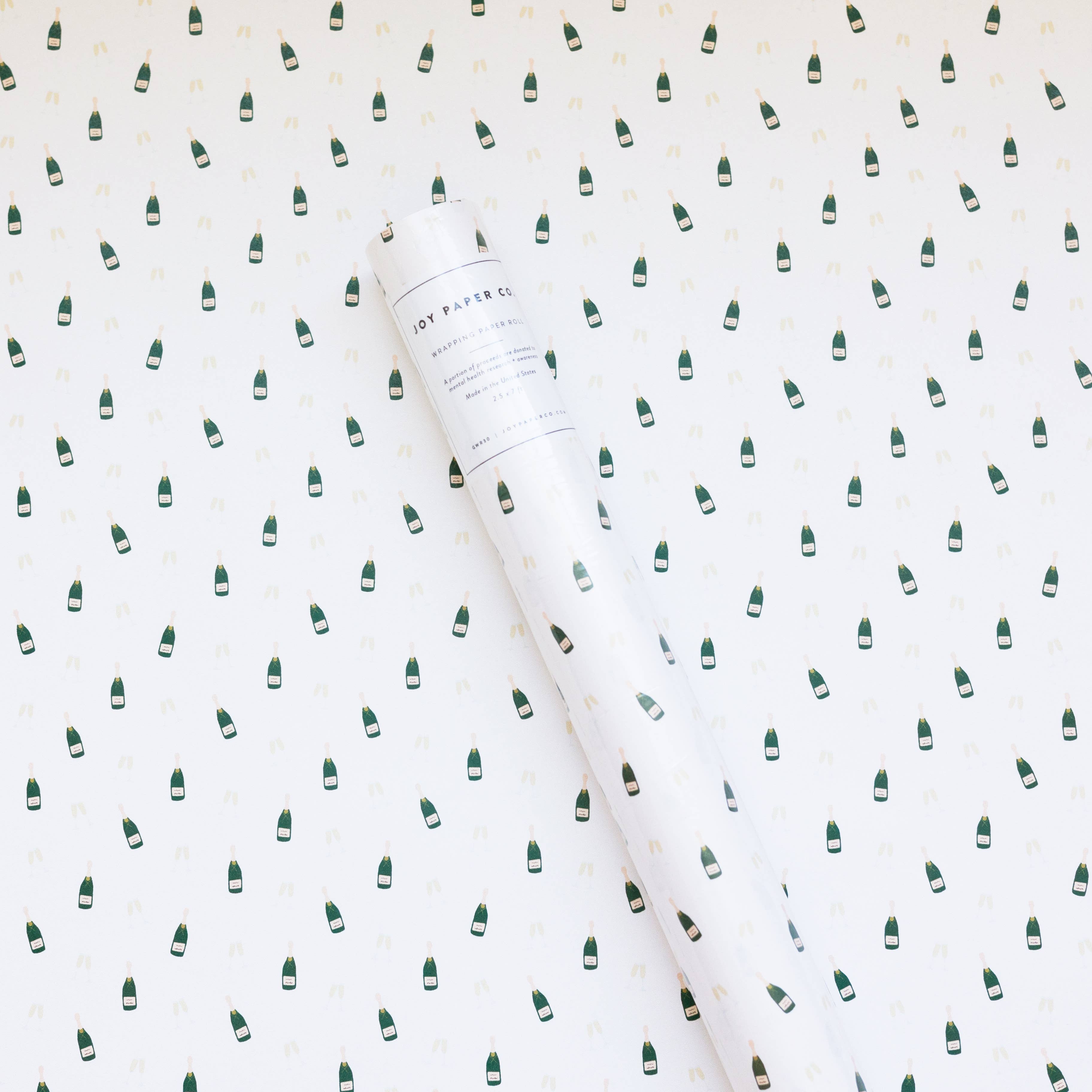 Joy Paper Co. - Wholesale Wrapping Paper Roll - Champagne Wrapping Paper Continuous Roll1
