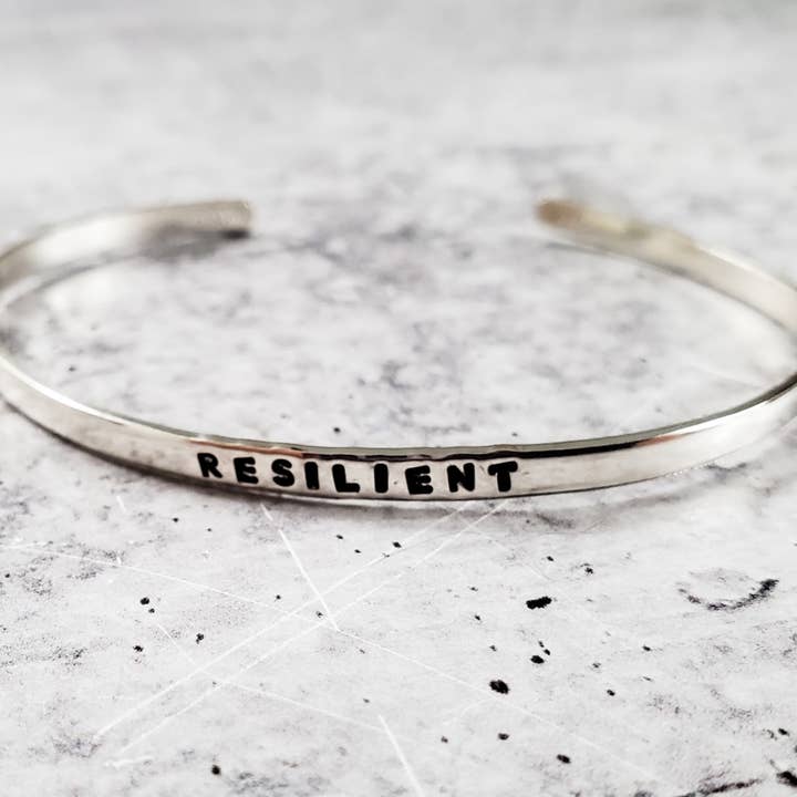 Bracciale rigido regolabile resilient skinny per la vendita all'ingrosso da parte di Salt and Sparkle
