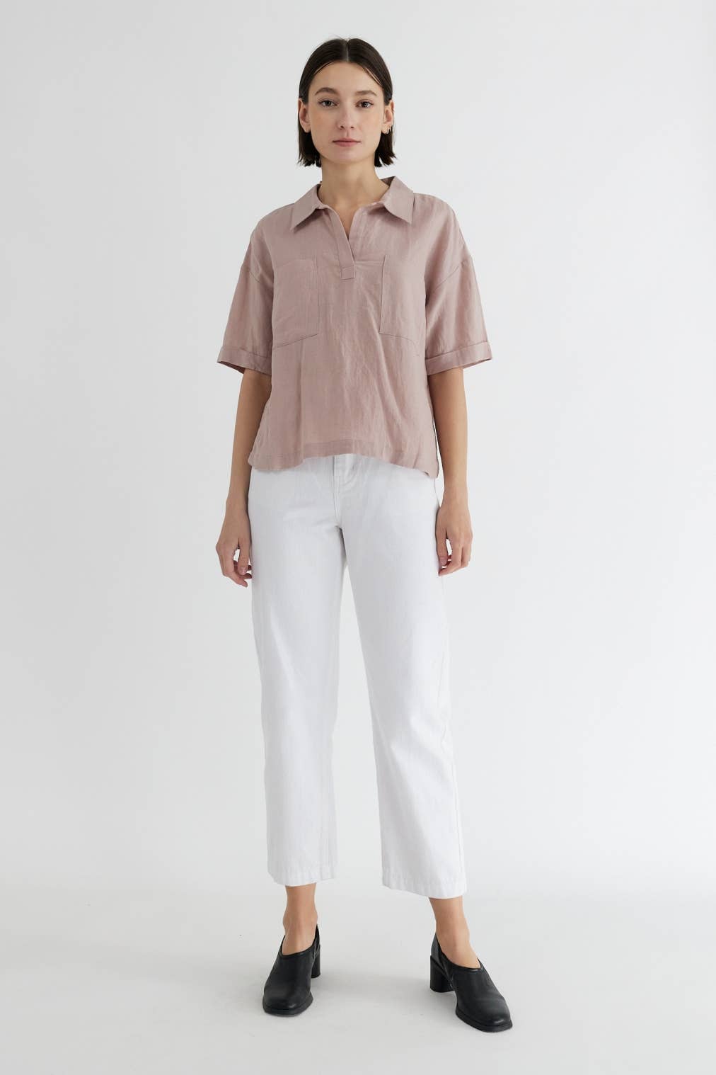 MOD REF - Wholesale Button Down Shirt - Women's - The Cal Top9