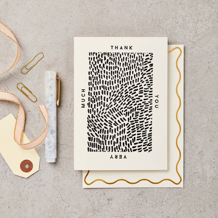 Katie Leamon - Wholesale Thank You Card - GG TY Animal Greeting Card