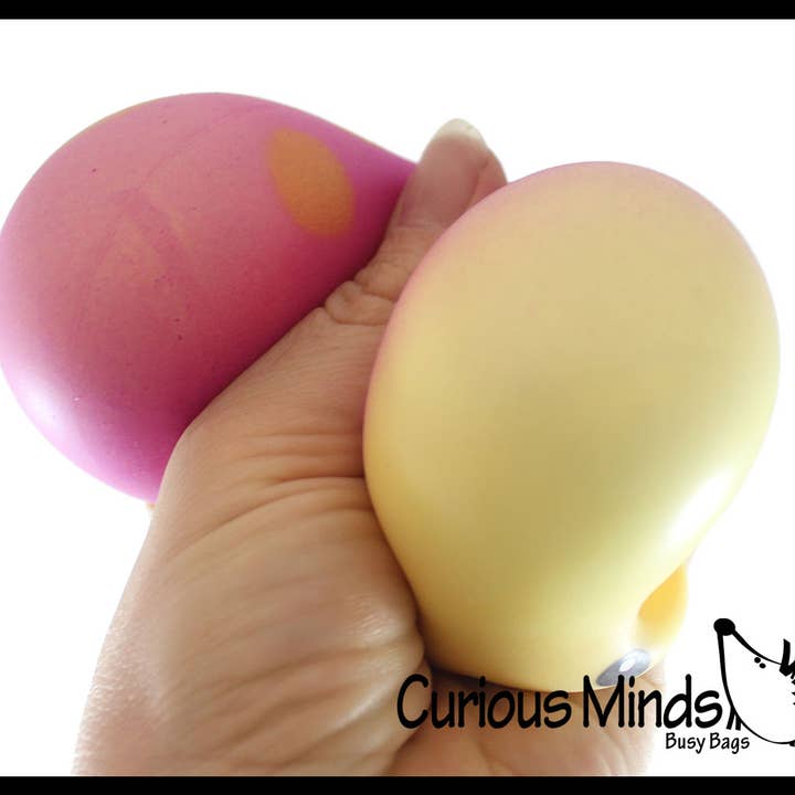 Curious Minds Toys - Wholesale Squishy Toy - Kids & Baby - 1 Mushroom Squishy Squeeze Stress Ball Soft Doh Filling - Li