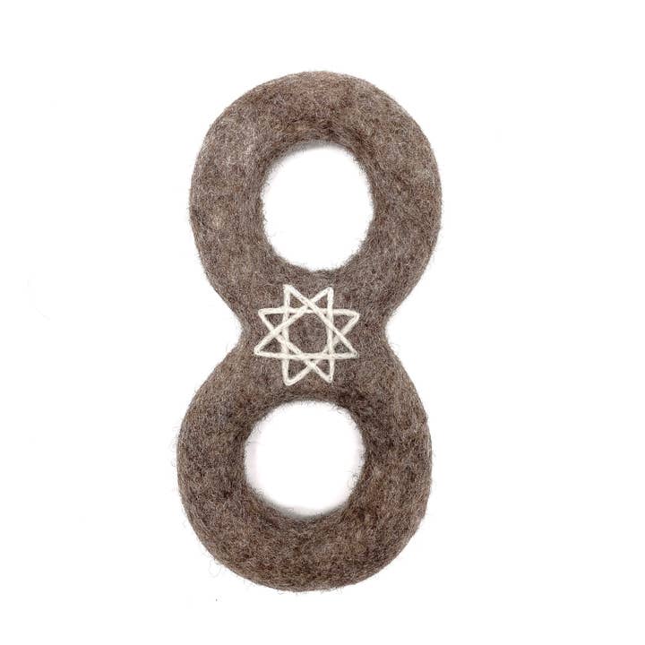 Wooliie - Wholesale Pet Toy - Dog - Alchemy Creation Infinity Ring - All-Natural Wool Dog Toy5