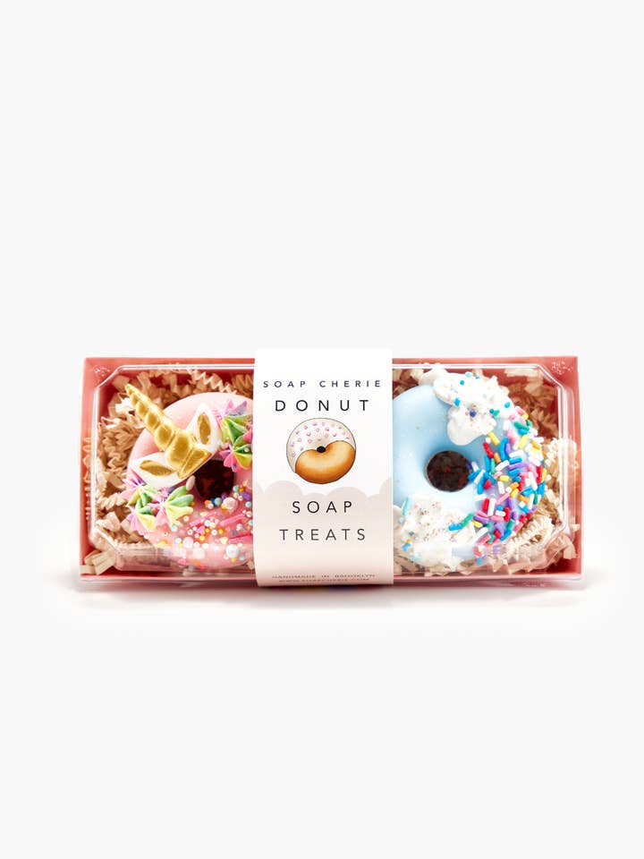 Unicorn Donut Soap for wholesale by SOAP CHERIE
