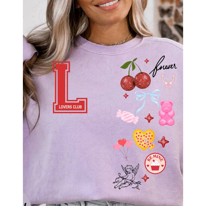 Club des Amoureux Patchy pour la vente par Circus Threads LLC