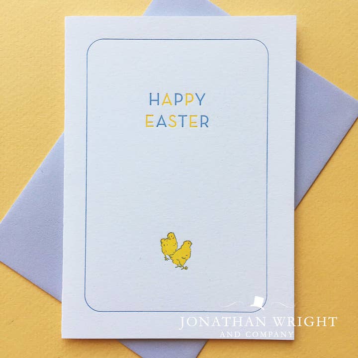 Easter Chicks Card for wholesale by Jonathan Wright and Company