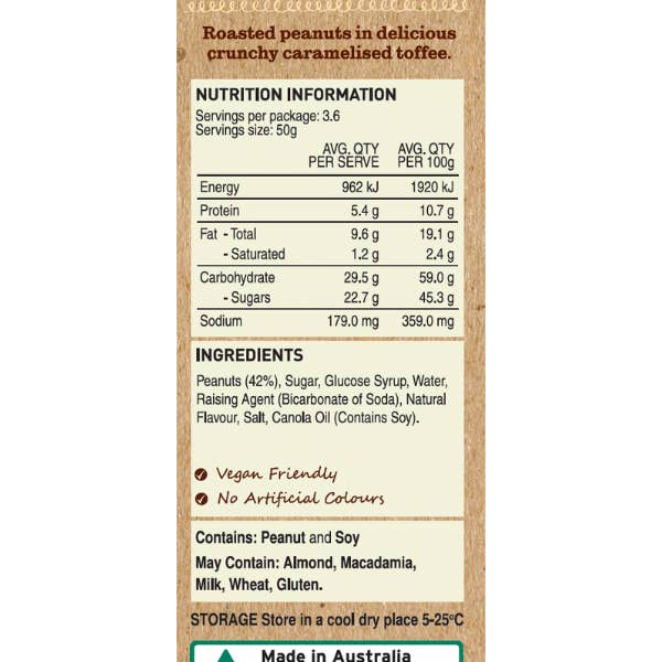 Kellys Candy Co. - Wholesale Brittle - Maple Flav. Peanut Brittle - Bulk 3kg1