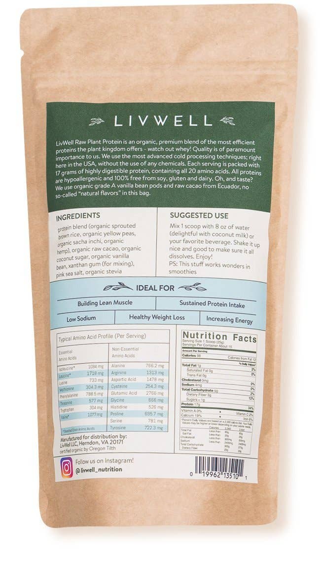Livwell Nutrition - Wholesale Protein/Superfood Powder - Raw Cacao Protein Blend1