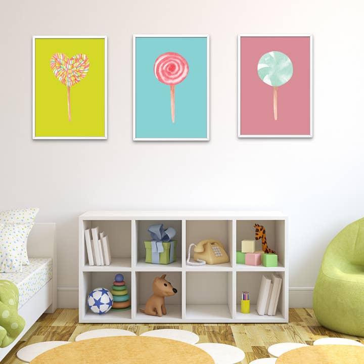 Fairy Bread Designs - Wholesale Art print - Lollipop 1 Print3