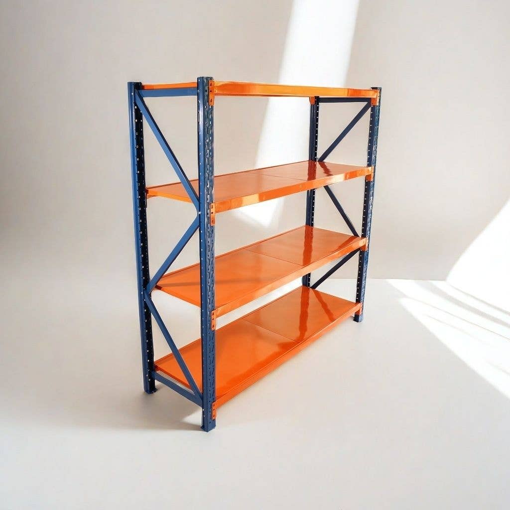 as Pic Garage shelves Heavy Duty - 4400 lbs garage storage 4 levels, adjustable metal shelving units and storage, industrial shelves utility shelves for commercial store tools gym for wholesale on Faire1