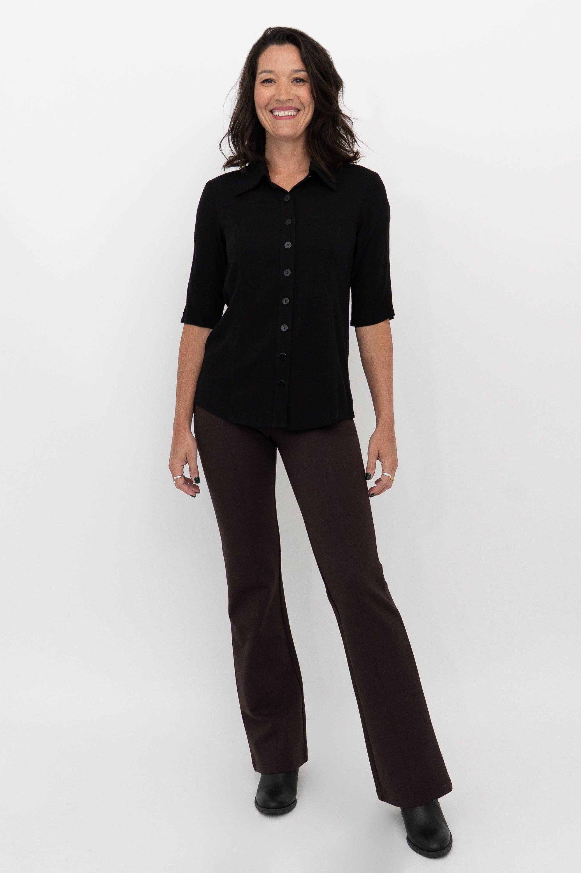 Blue Sky Clothing Co LLC - Wholesale Pants - Women's - Daya Pant, Coffee, Modal4