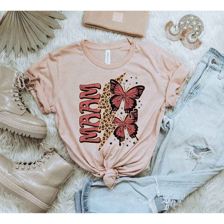 MAMA BUTTERFLY TRANSFER for wholesale by Sassy and Sublime