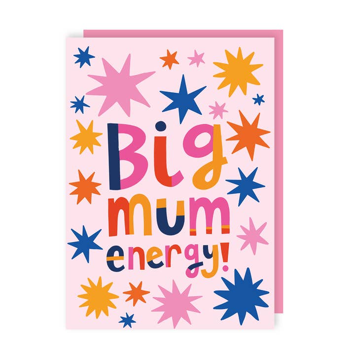 Big Mum Energy Mother's Day Card for wholesale by Lucy Maggie Designs