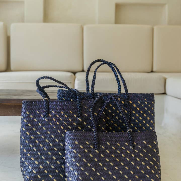 Village Thrive - Wholesale Beach Bag - Cove Rattan Beach Tote Bag6