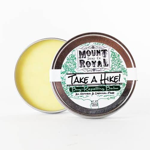Tag en vandretur! Bug Repellent Balm for engroshandel hos Mount Royal Soaps