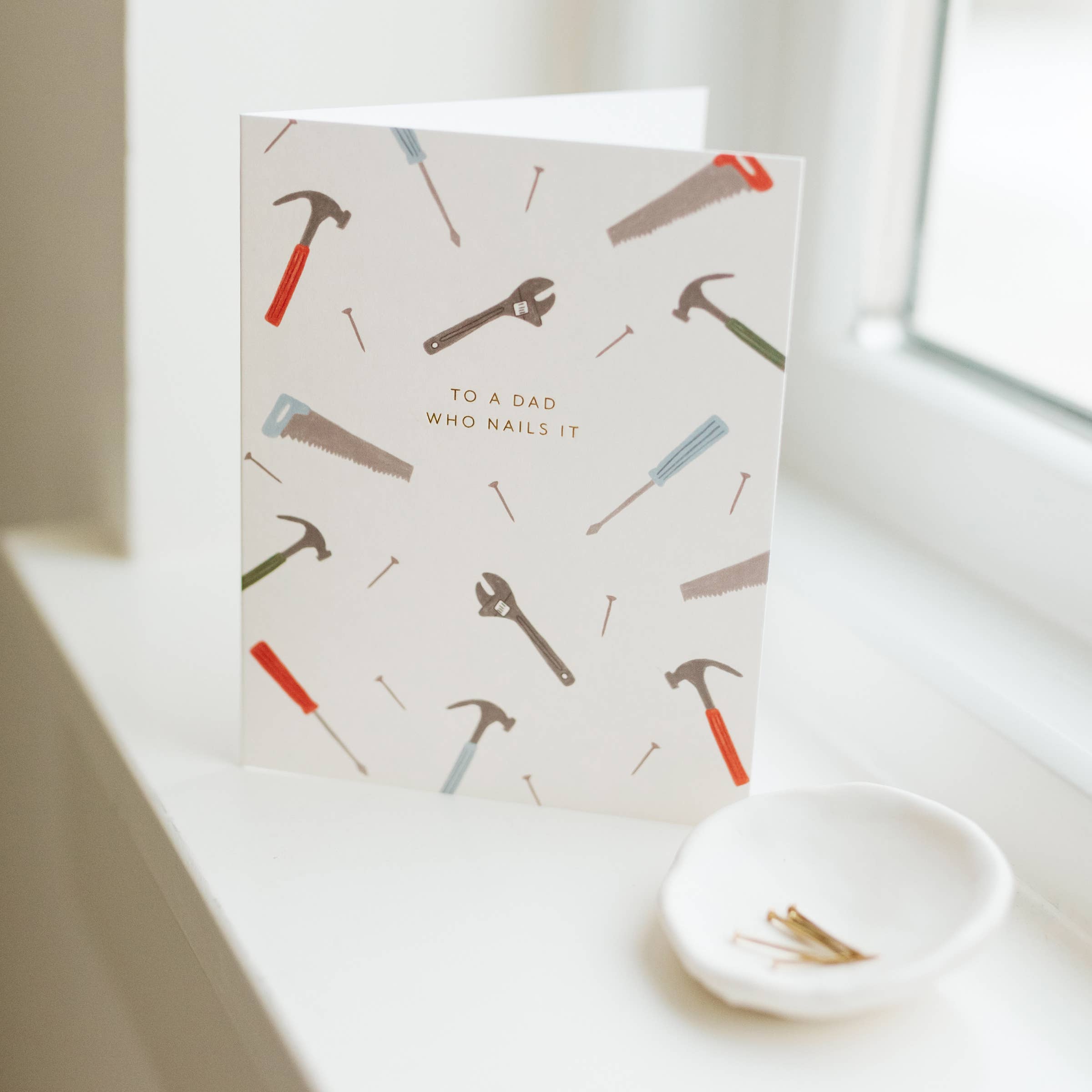 Ramona & Ruth - Wholesale Father's Day Card - Dad Nailed It Card1