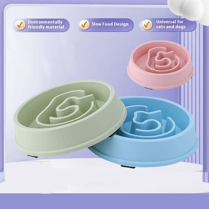 PAWPAWwholesale - Wholesale Pet Bowl - Cat/Dog - Slow Feed Medium-Large Dog Bowl Anti-Choke_CWMM51696