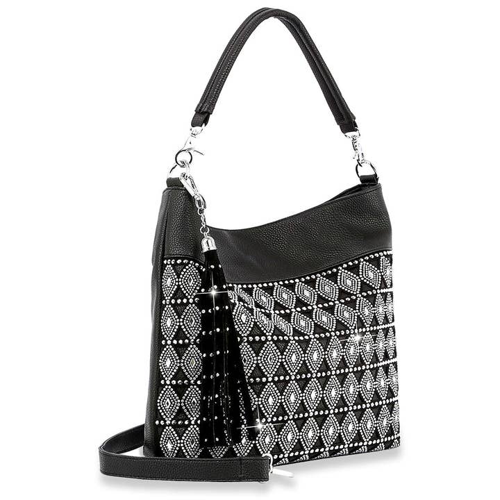 Hobo-handtas met klein ruitpatroon voor wholesale door Handbag Express