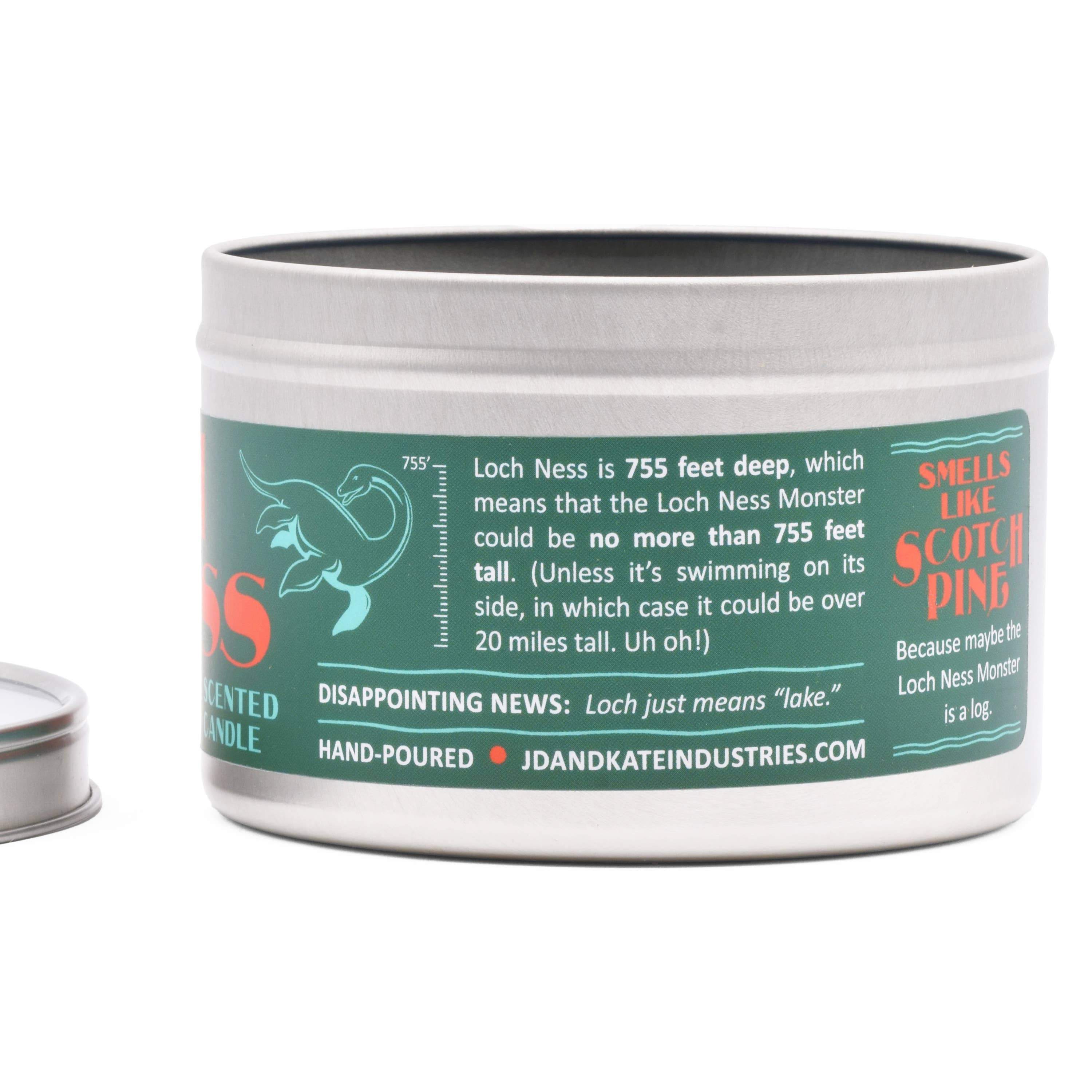 JD and Kate Industries - Wholesale Novelty Candle - Loch Ness Monster Scented Candle2