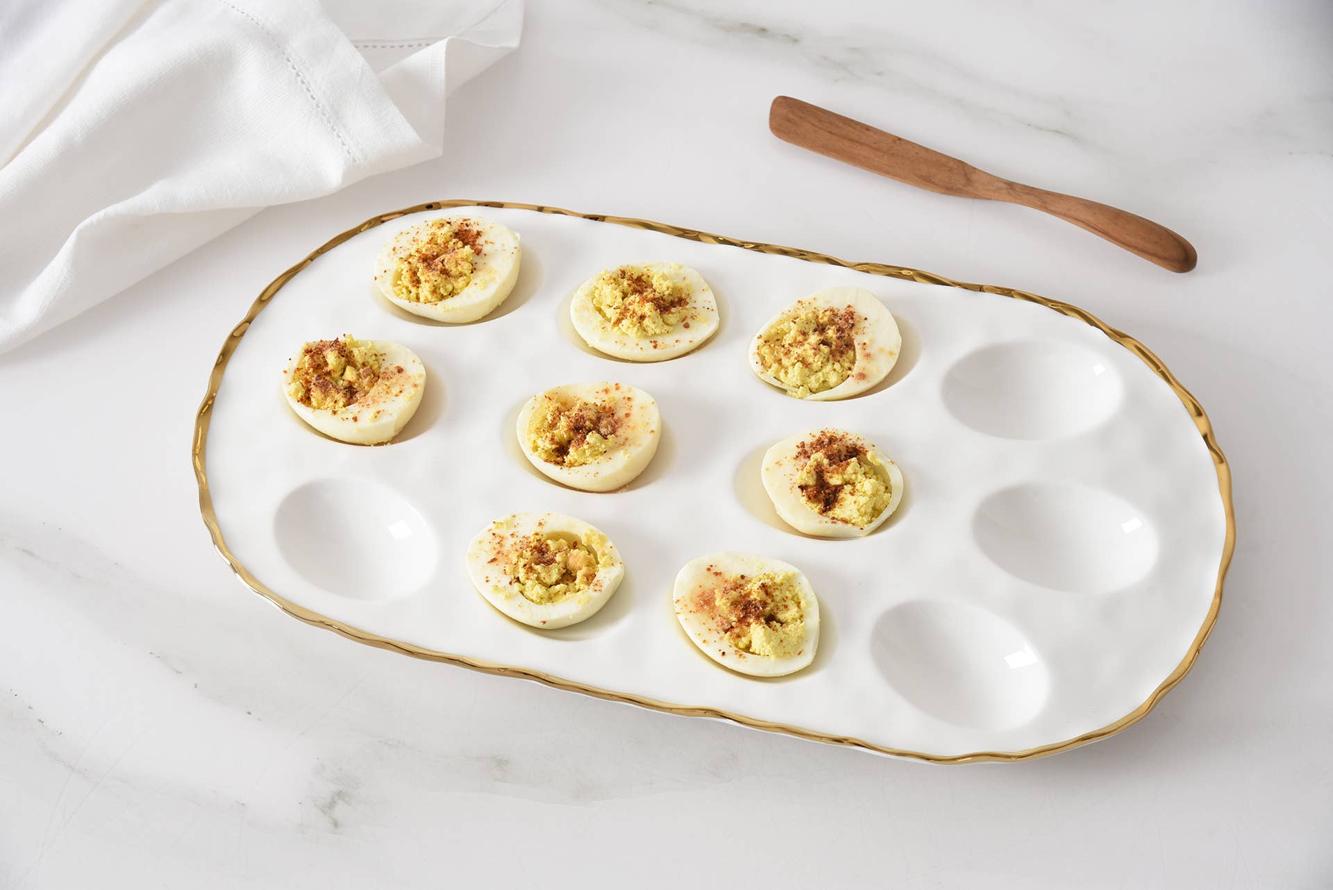 Pampa Bay - Wholesale Egg Cup/Holder - Oval Deviled Egg Tray4
