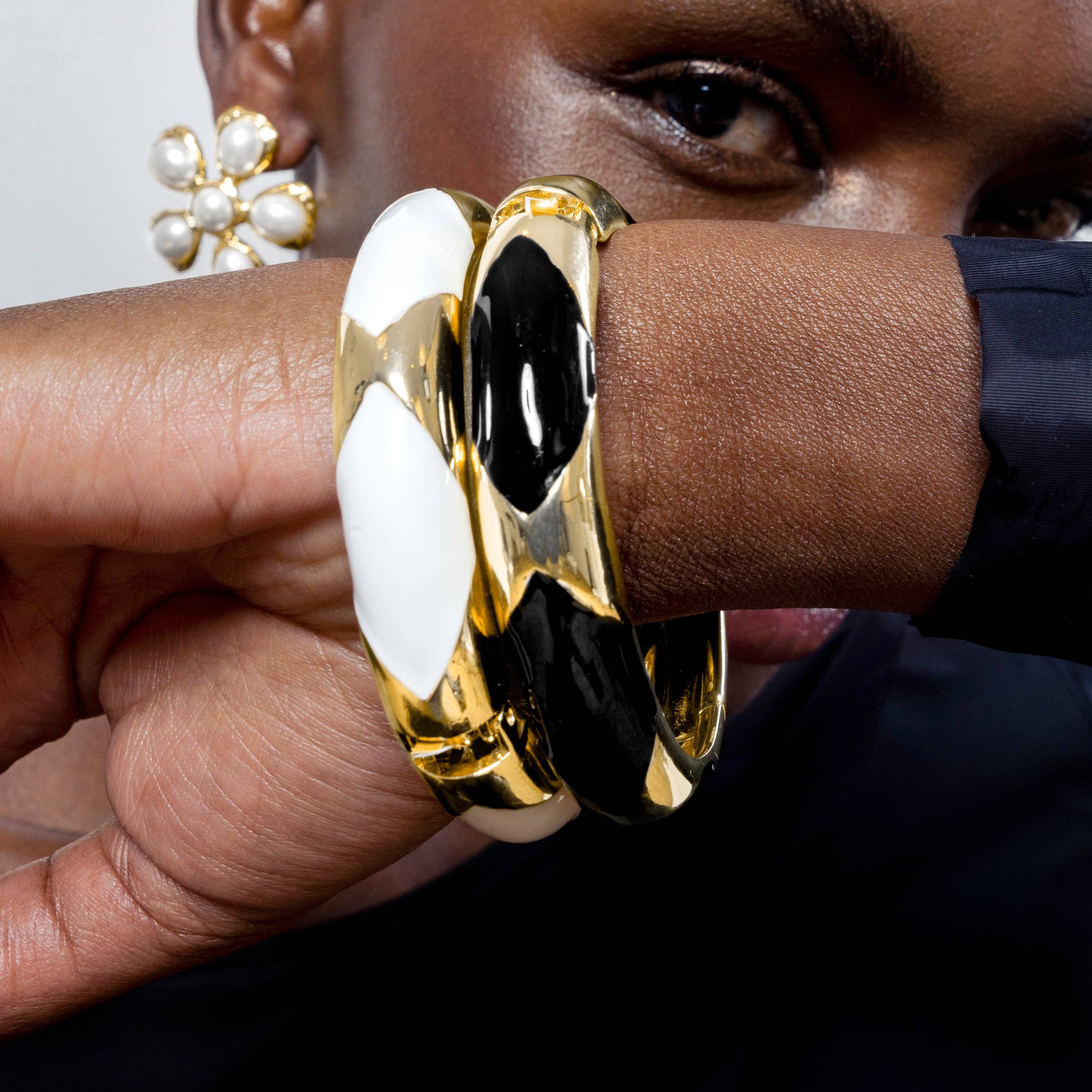 Luxenter – wholesale Bangle bracelet – Pulsera acabada en rodio - Yilub3