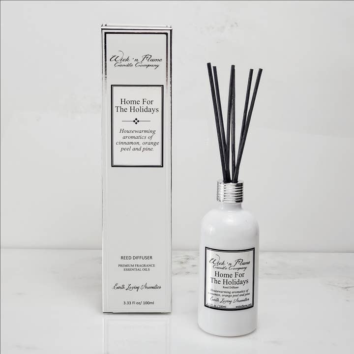 Home For The Holidays Reed Diffuser for wholesale by Wick 'n Flame Candle Company