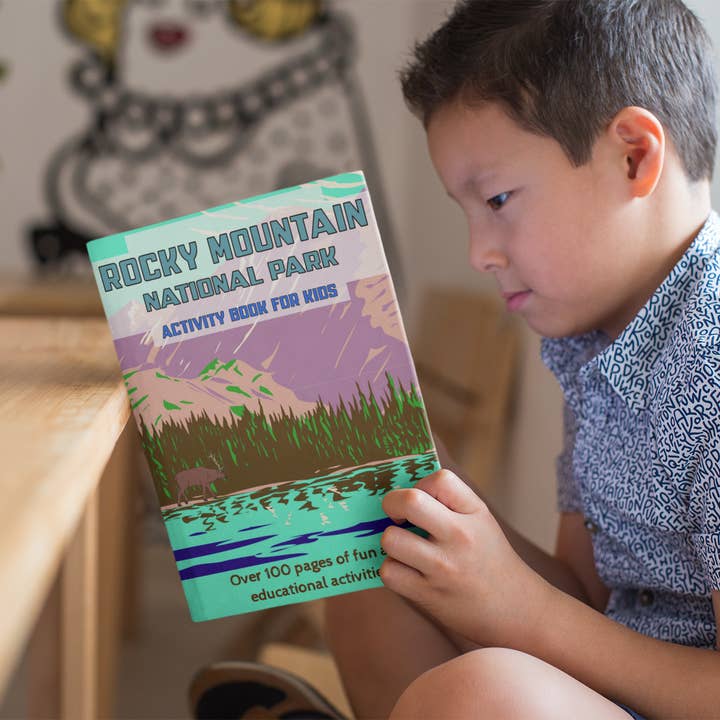 Rocky Mountain National Park Activity Book for wholesale by Wilderkind Books
