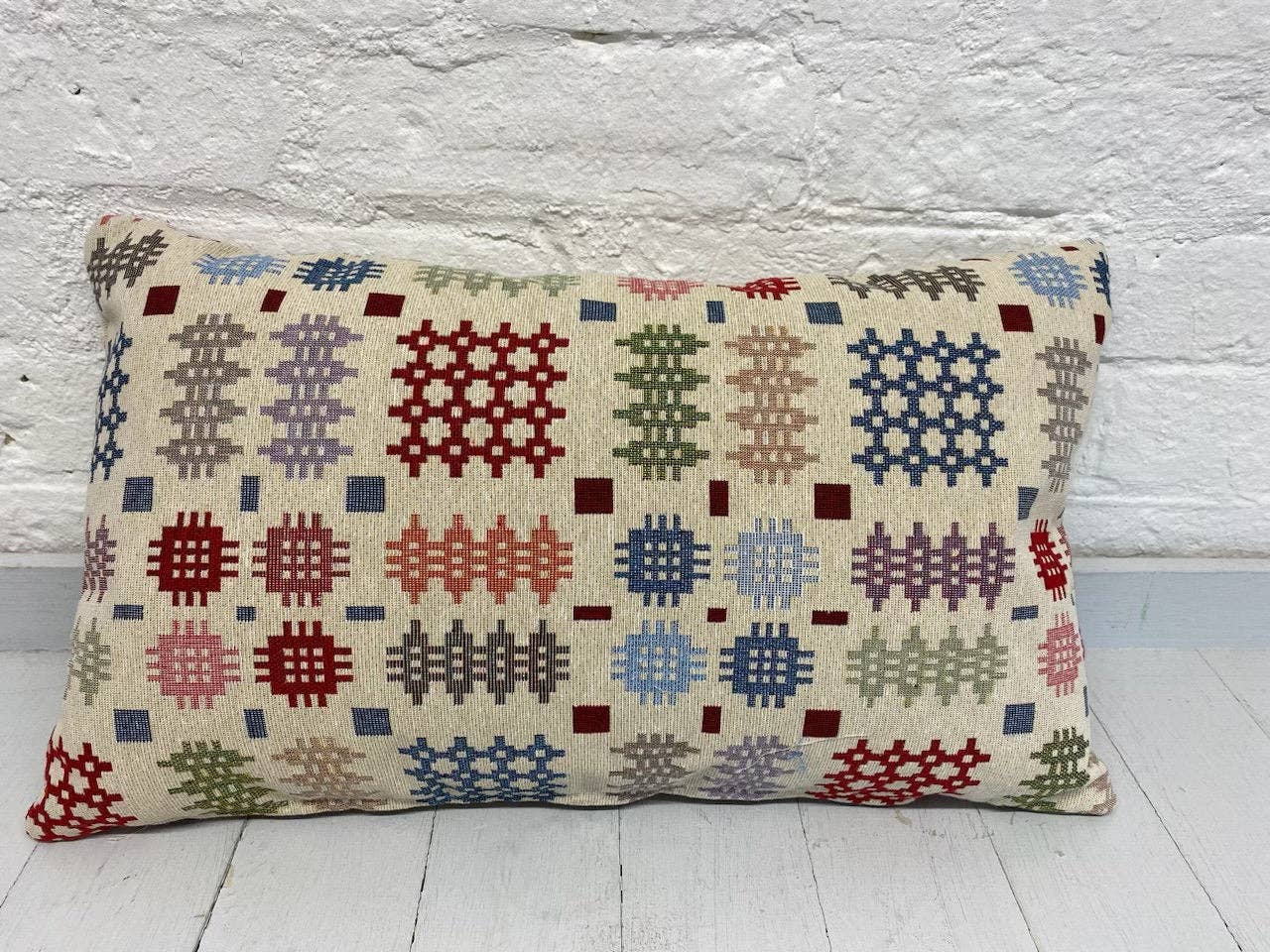 Lizzie Dixon Designs - Wholesale Throw/Decorative Pillow - Welsh Blanket Tapestry Cushion, Handmade3