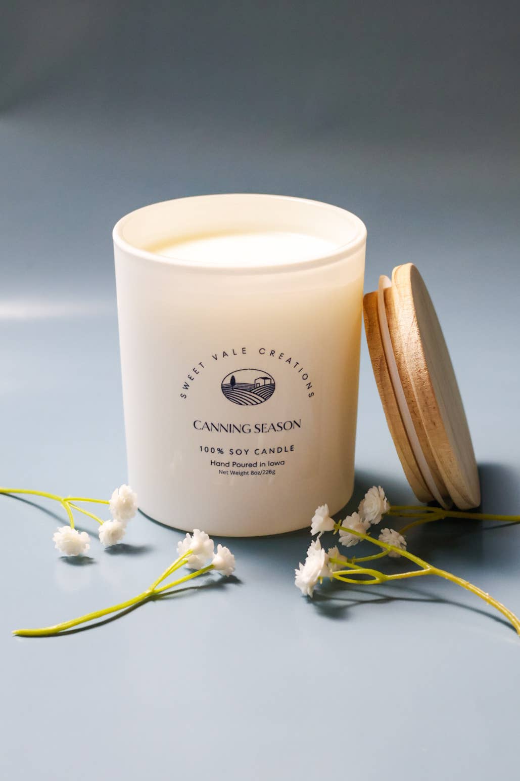 Sweet Vale Creations - Wholesale Jar/filled candle - Canning Season Soy Candle