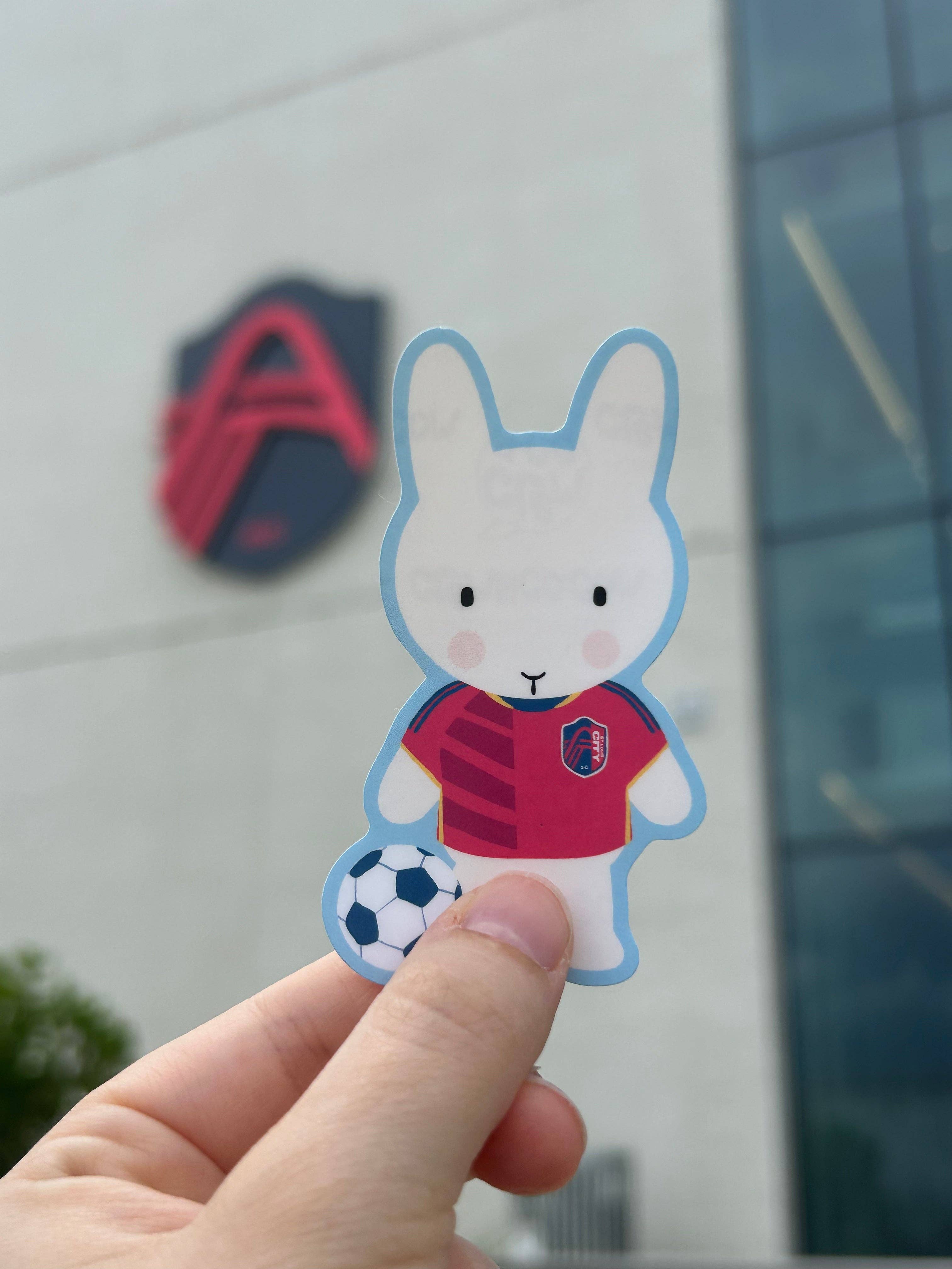 Clem & Co. - Wholesale Sticker - Saint Louis City Soccer Clem the Bun Sticker3
