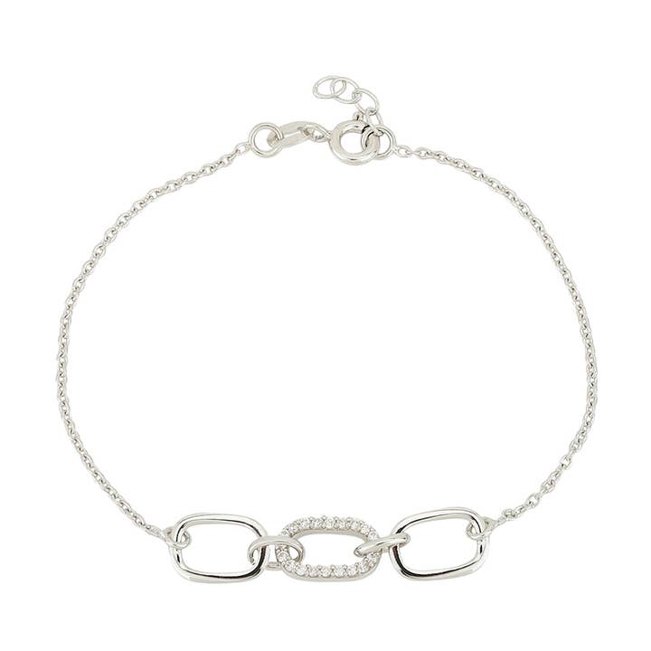 Friends Forever Friendship Silver Adjustable Bracelet for wholesale by Amaaya Jewelry