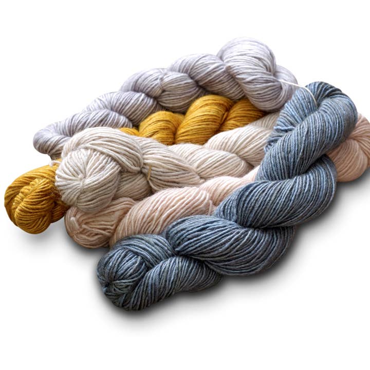 Rooster Yarns - Venta al por mayor Hilos - Set de mini madejas de hilo de tejido Fino de Manos del Uruguay6