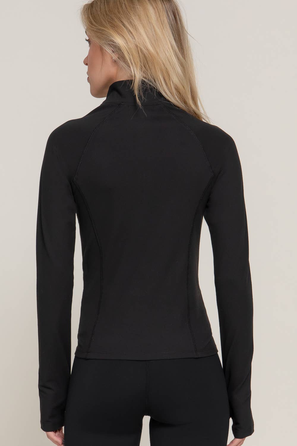 Active Basic | Active USA - Wholesale Athletic Top - Women's - Long Sleeve Quarter Zip Workout Top16