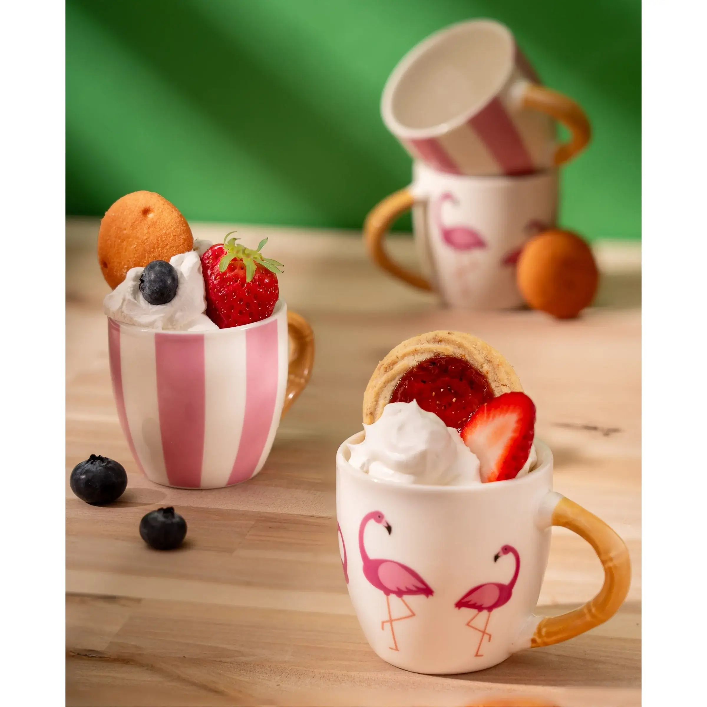 Godinger - Wholesale Coffee Mug - Jill Zarin Home Set of Four Flamingo Espresso Mug0