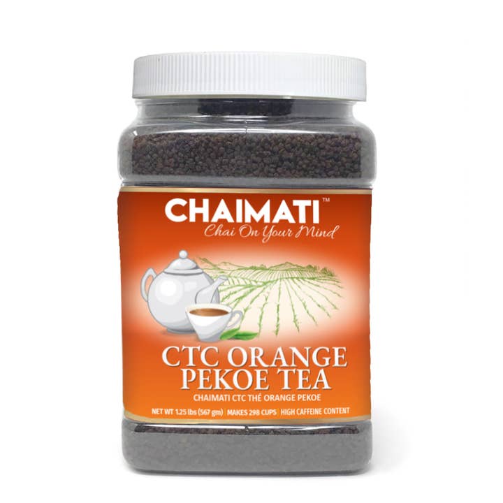 ChaiMati Natural CTC Orange Pekoe Tea - 1.25 LB Jar for wholesale by PRIDE INDIA BRANDS