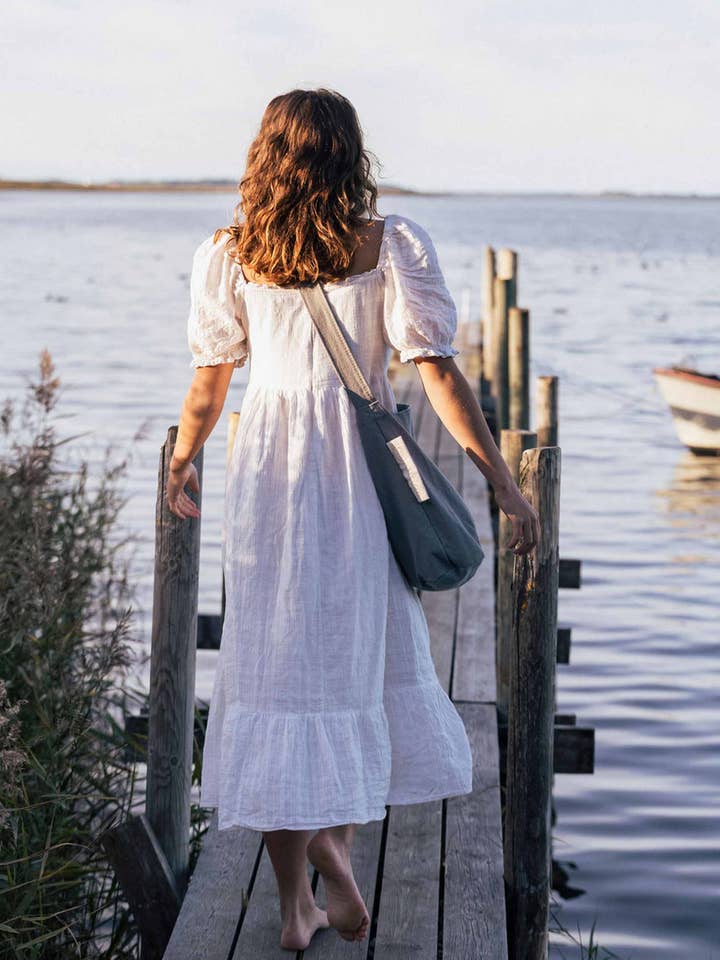 Mira Canvas Bag - Ultimate Grey 100% organic cotton for wholesale by Tintok