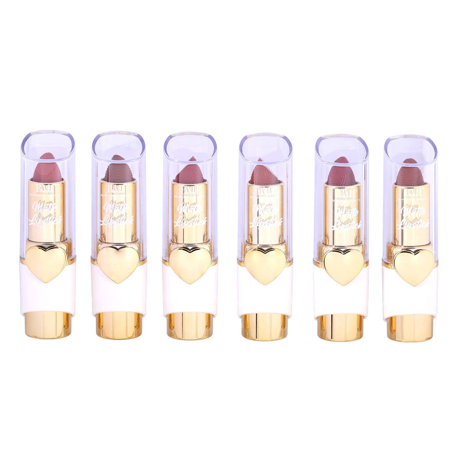 Diacly - Wholesale Lipstick - 24 PC Heart Seeker Matte Lipstick Nude Tones4