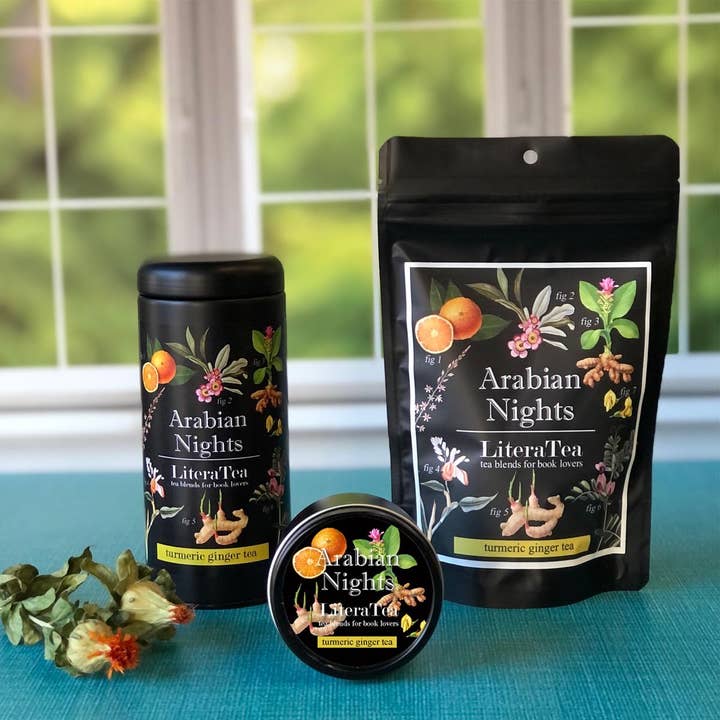 Arabian Nights Turmeric Ginger Artisanal Tea for wholesale by Fly Paper Products