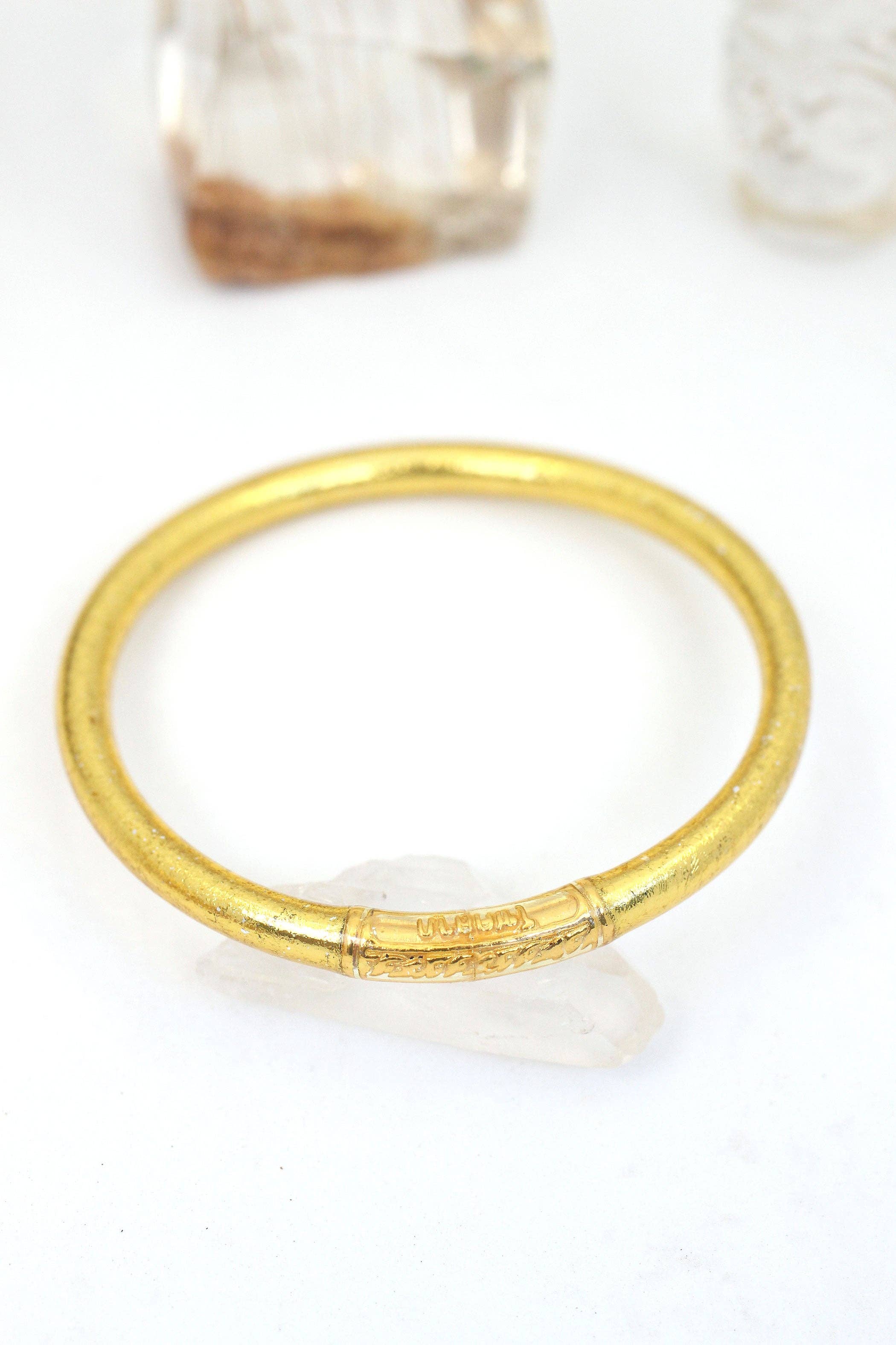 Woman Shops World - Wholesale Bangle Bracelet - Single Rainbow Thai Buddhist Temple Bracelet, Mantra Bangle24