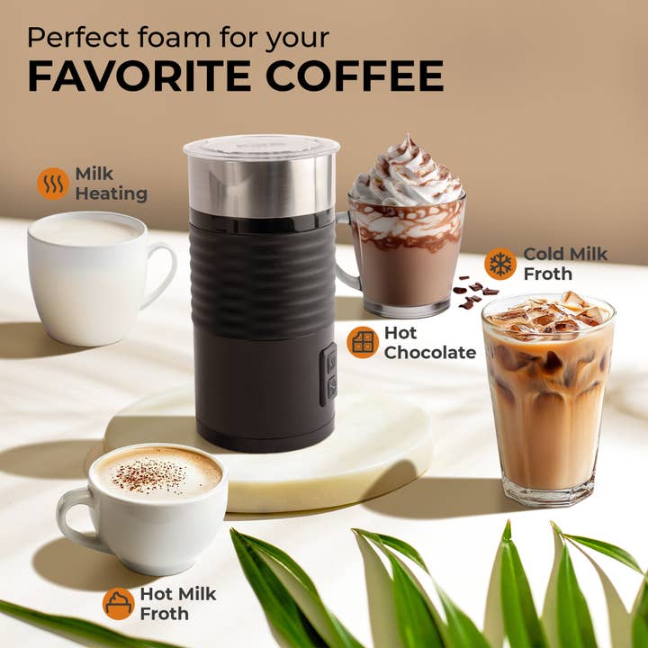 Kaffe - Wholesale Kitchen Appliance - Kaffe Pour-in Base Milk Frother w/ Silicone Base6