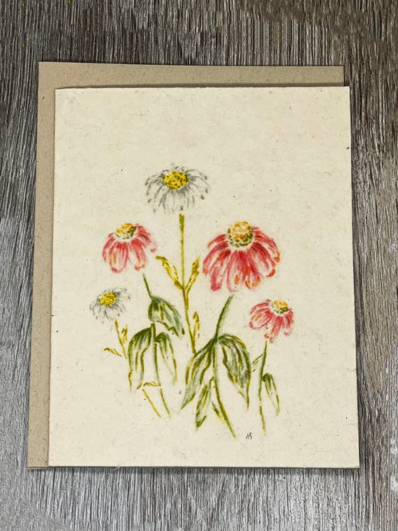 Plantable Card | Gerbera Red Daisies for wholesale by 1 Simple Seed